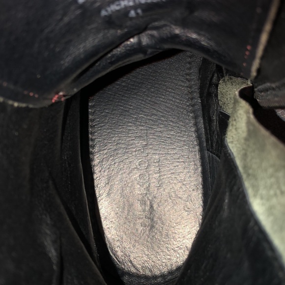 Used The Kooples Burgandy Side Zip Boots Size 9.5 Ladies 8.5 Men’s 41EU - Picture 13 of 15